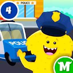 我的怪獸城鎮(zhèn)兒童警察局游戲