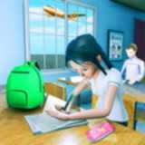 虛擬高中學校女孩