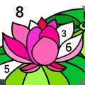 數(shù)字繪畫彩色星球
